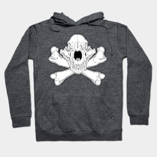 Bear Skull and Bones Hoodie